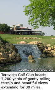 Teravista Golf Club boasts 7,200 yards of gently rolling terrain and beautiful views extending for 30 miles.
