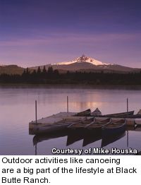 Black Butte Ranch - canoes