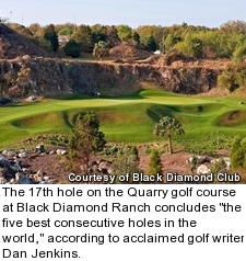 Black Diamond Ranch - Quarry golf course - hole 17