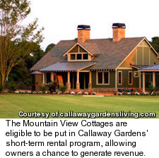 Mountain View Cottages at Callaway Gardens