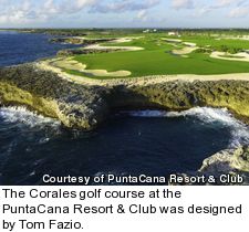 Corales golf course at PuntaCana resort - hole 8