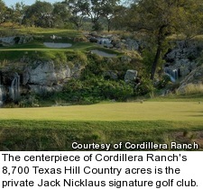Cordillera Ranch golf course - No. 16