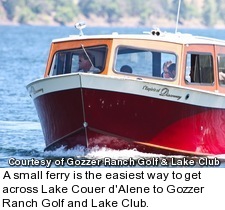 Gozzer Ranch Golf and Lake Club - ferry