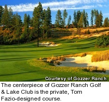 Gozzer Ranch Golf and Lake Club - hole 16