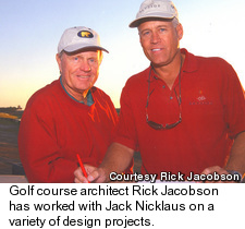 Rick Jacobson with Jack Nicklaus