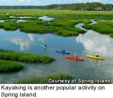 Spring Island - kayaking